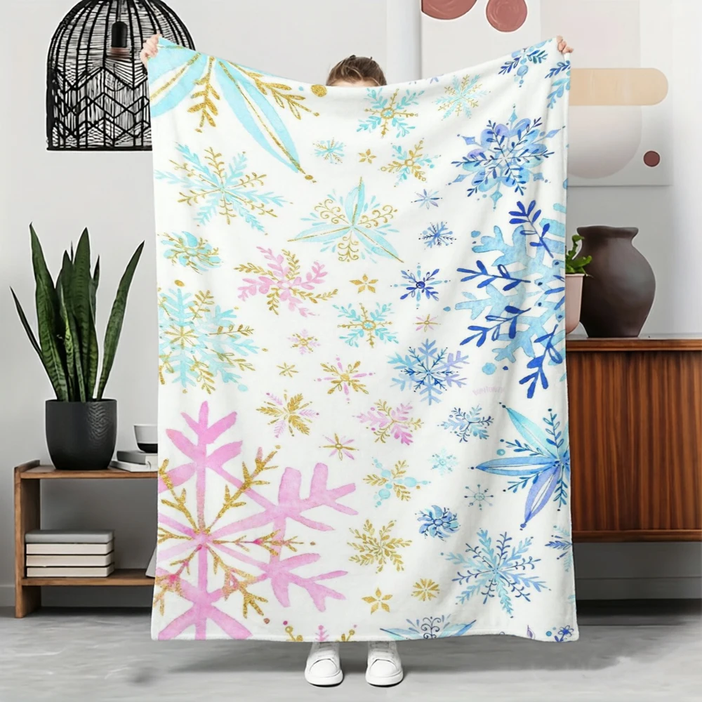 Festive Friendly Fawn Motif Cozy Bed Blanket Versatile Home Decor Gift Idea For Gym Dance Studio Lounge