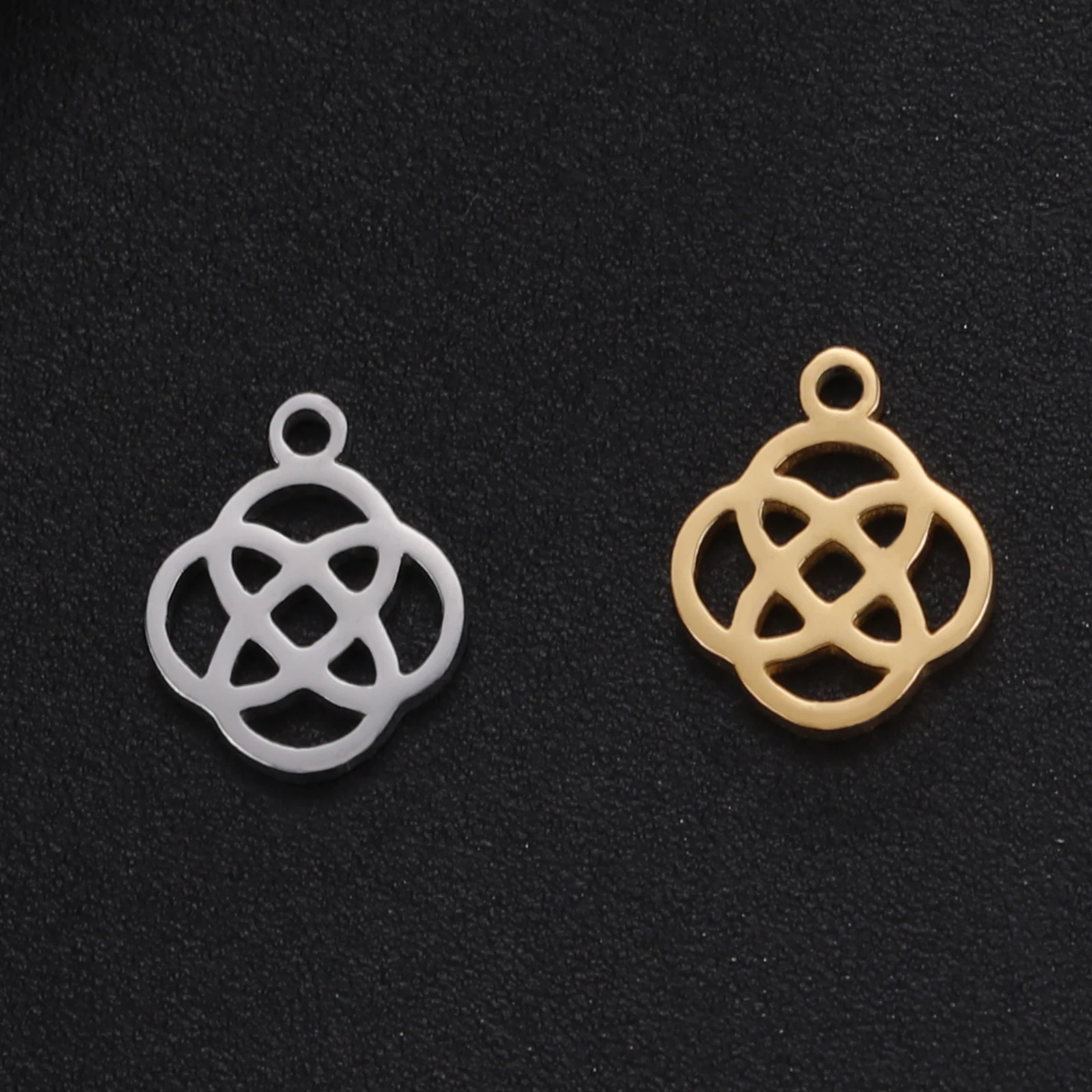 5pcs Stainless Steel Charms for DIY Jewelry Making