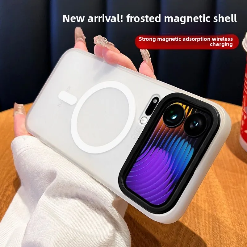 حافظة لهاتف Xiaomi 17 Pro Max جديدة ذات ملمس جلدي غير لامع شفط مغناطيسي غطاء كامل مضاد للسقوط لهاتف Xiaomi17 Pro مقاوم للصدمات Funda