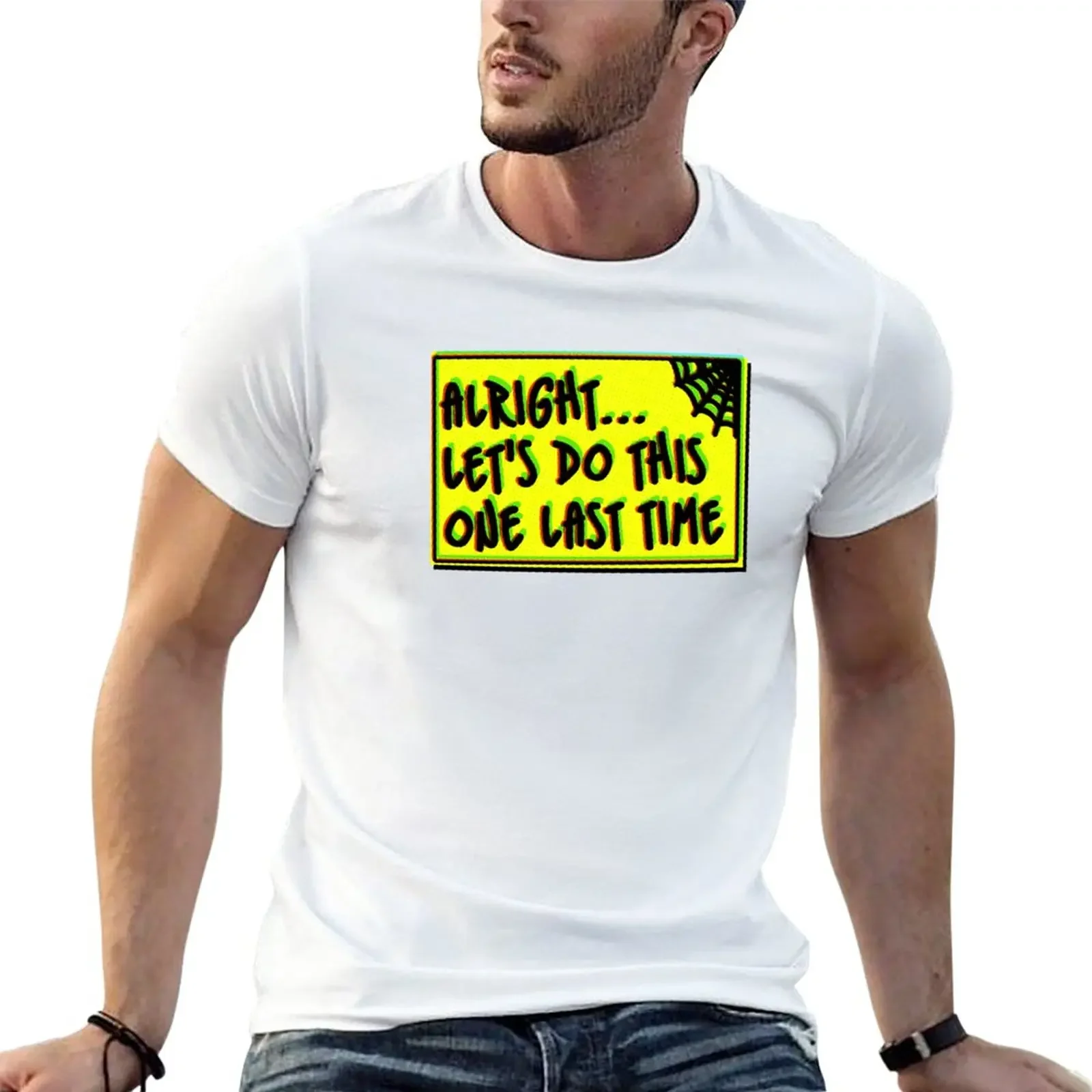 

New Let's Do This One Last Time T-Shirt aesthetic clothes korean fashion anime tshirt mens fashion
