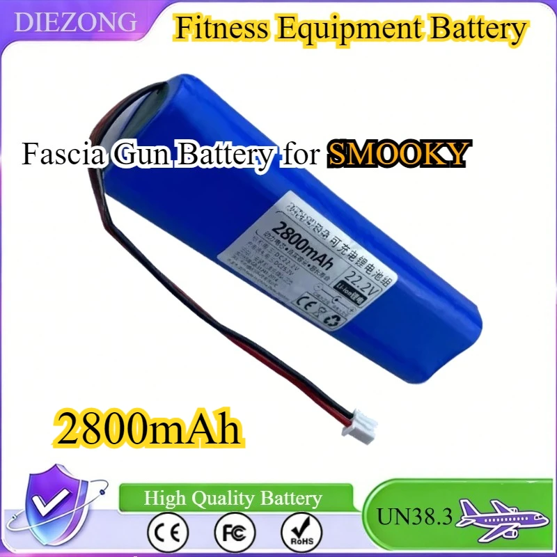 

2800mAh for SMOOKY Fascia Gun Battery Massage Machine 21.6V Universal 25.2V Yunmai Li-Ion Battery Fitness Equipment Battery