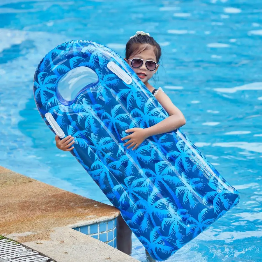 ROOXIN Water Hammock Children Swim Ring Tube Water Inflatable Toy For Kids Swimming Circle Floating Pool Bathtub Water Equipment