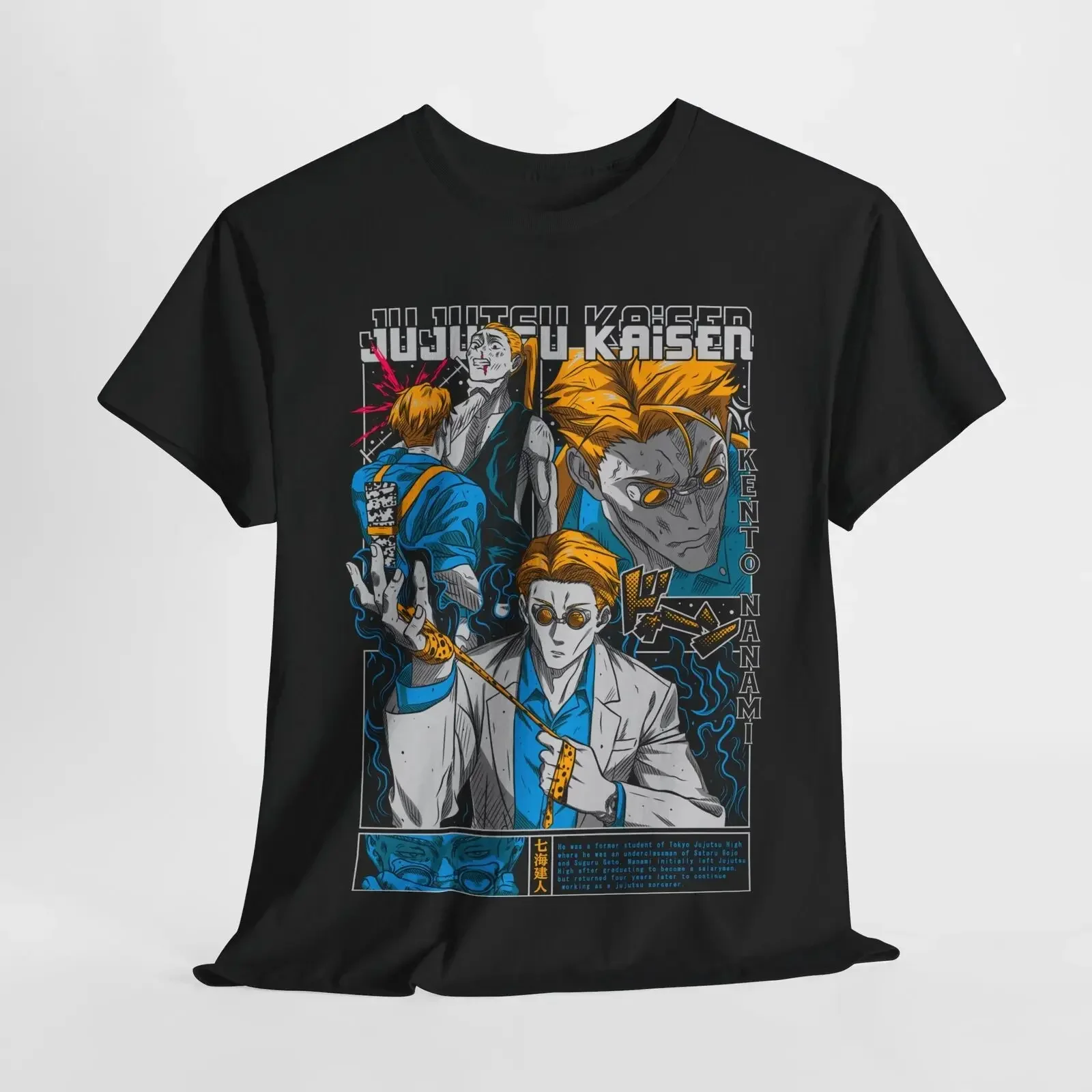 Nanami Kento Jujutsu Kaisen T-Shirt Gojo Satoru Anime Japanese Tee Shirt JJK