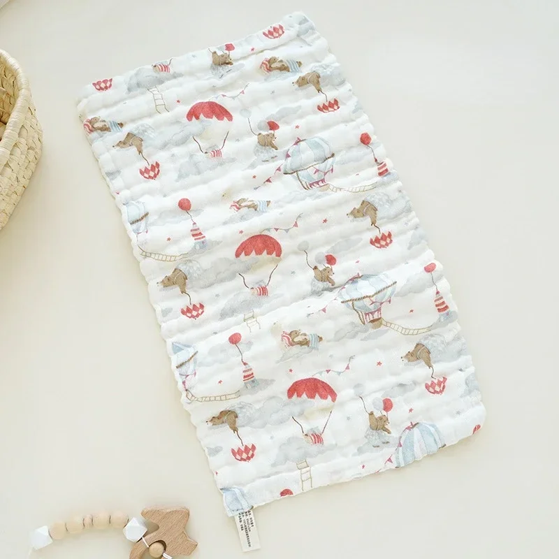 Baby Face-Towel 6 Layer Soft Cotton Burp Cloths Newborn Saliva Towels Children\'s Bath Accessories Drool-Towel Children\'s Towels
