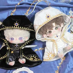 20cm Plush Toy Doll Clothes Cosplay Myth High Priest Temple Godfather Costume Gorgeous Star Embroidery Men's And Women Birthday