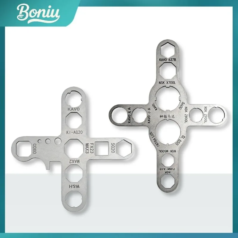 

Multifunction Wrench for W&H/NsK Sirona Dental Turbine Implant Handpiece Cartridge Rotor Shaft Spindle Back Cover Repair Tool