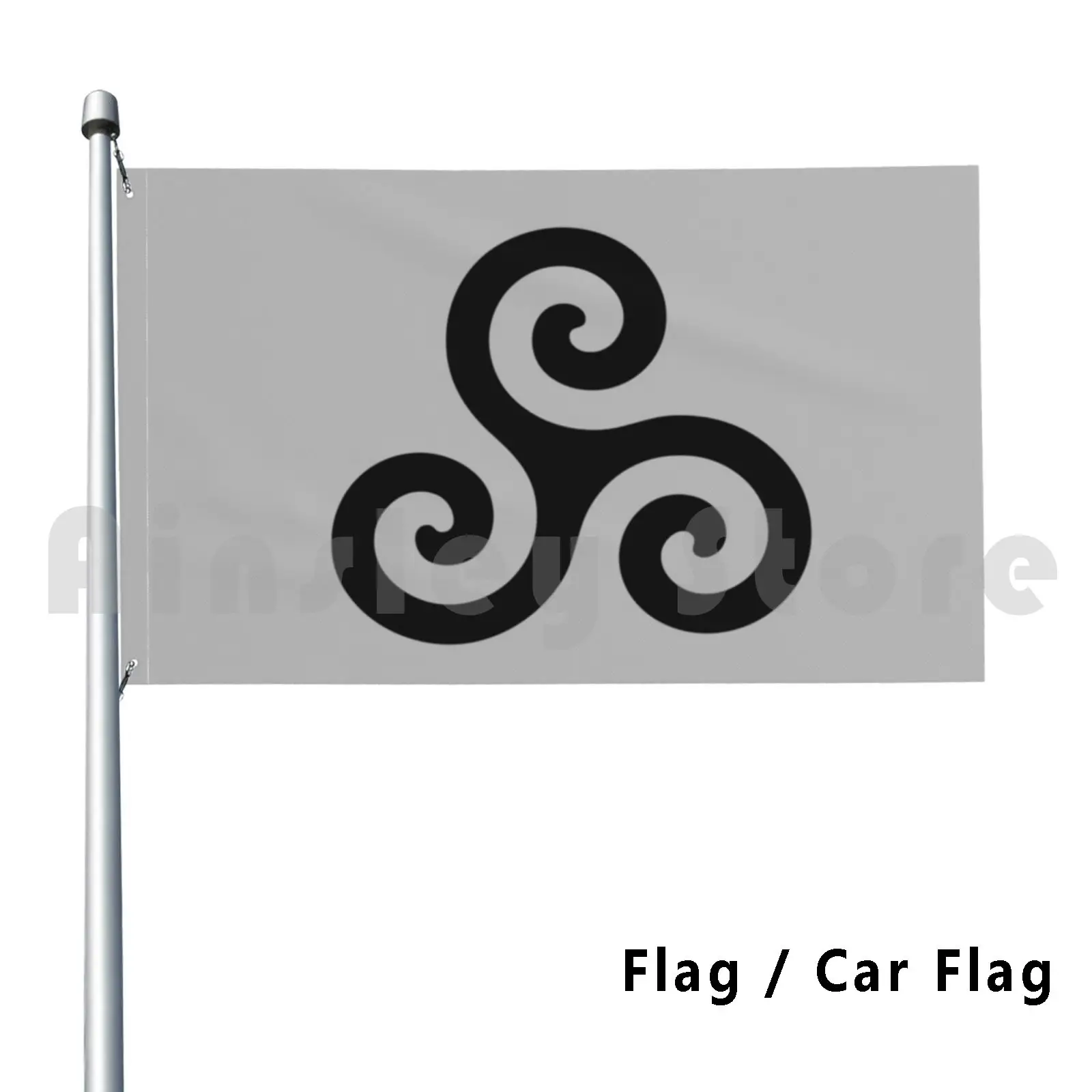 علم تريسكيل علم السيارة مضحك في سن المراهقة وولف ستايلز برنامج تلفزيوني مسلسل فيلم تايلر بوسي بالذئب تريسكيل