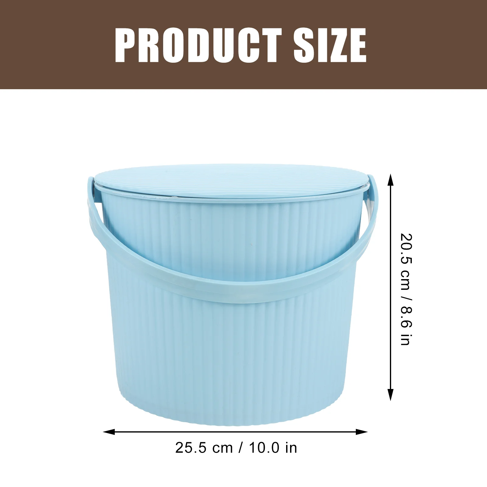 Storage Bucket with Lid Plastic Tubs Building Blocks Household Baskets for Organizing Bins