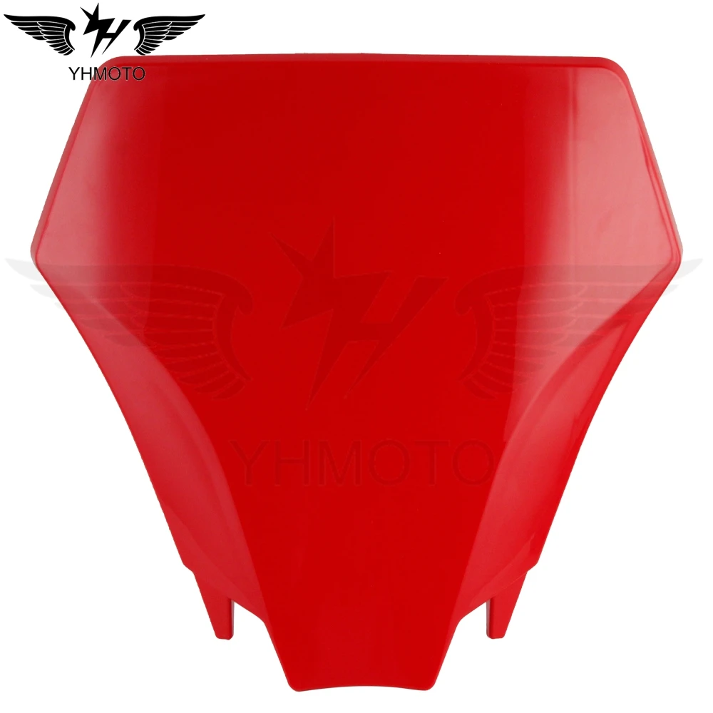 Motorcycle Front Number Plate Fairing Card License Cover Number Plate Flat For GASGAS EX EC 300 350F 400F 450F 500F 2024 2025