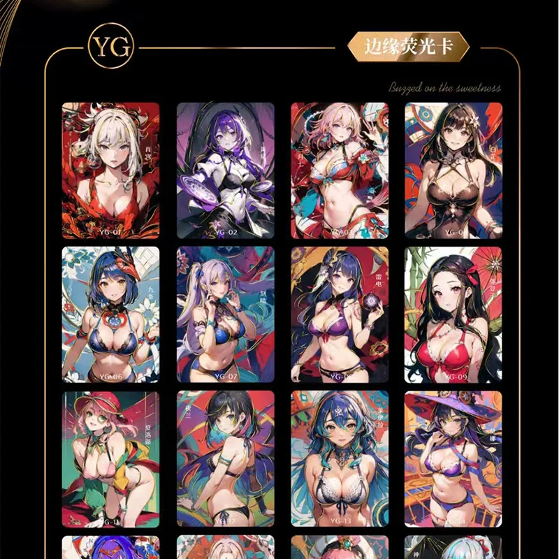 Il più nuovo My Lord per favore Stay Waifu Goddess Story Collection Card costume da bagno Bikini Booster Box Habbies Gift