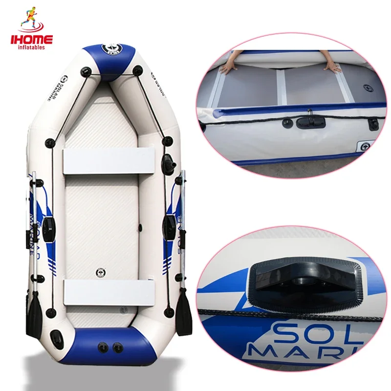 

300*136cm Inflatable Air Deck Boat for 4 people Fishing Ship Dinghy Pontoon Raft Kayak Cruise Factory Direct support Customized