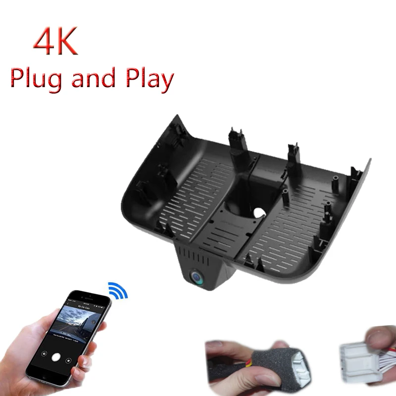 

4K Plug And Play For Trumpchi S7 2025 Car Wifi DVR Video Recorder Dash Camera Night Vision FHD 2160P