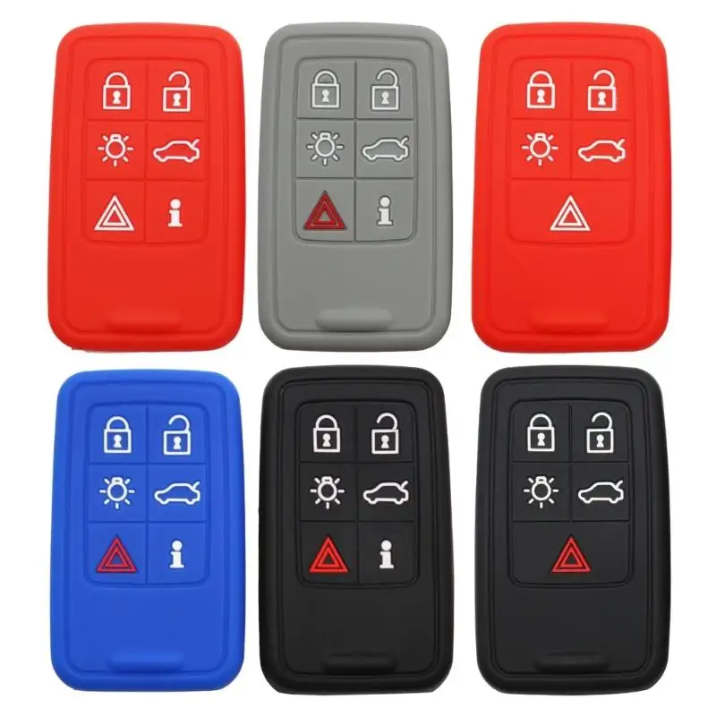 

02DE Shockproof Silicone Case Non Slip Universal Compatibility With Car Remotes Heat Resistant Flexible Cover Anti