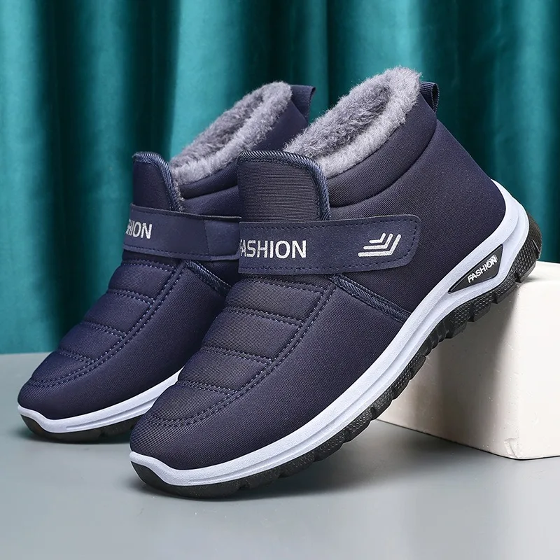 Couple Cotton Shoes Plush Warm Snow Boots Winter Boots for Men Women 2026Winter New Unisex Cotton Boots Warm Ankle Booties Botas
