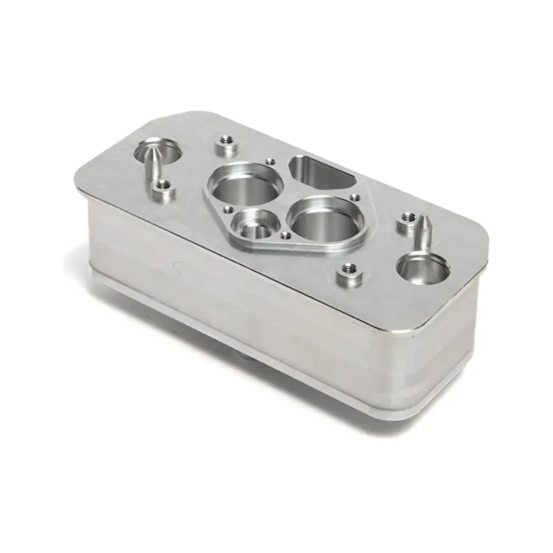 CNC Machining Blue Anodized Aluminum Alloy Double Hole Panel Fittings Blue Engineering Plastic Double Hole Panel Fixings