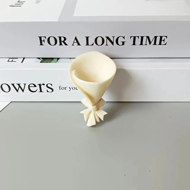 Flower Vase Plaster Molds Mini Bouquet Pot Silicone Molds Home Decoration Car Pendant Aroma Concrete Molds Storage Dish Molds