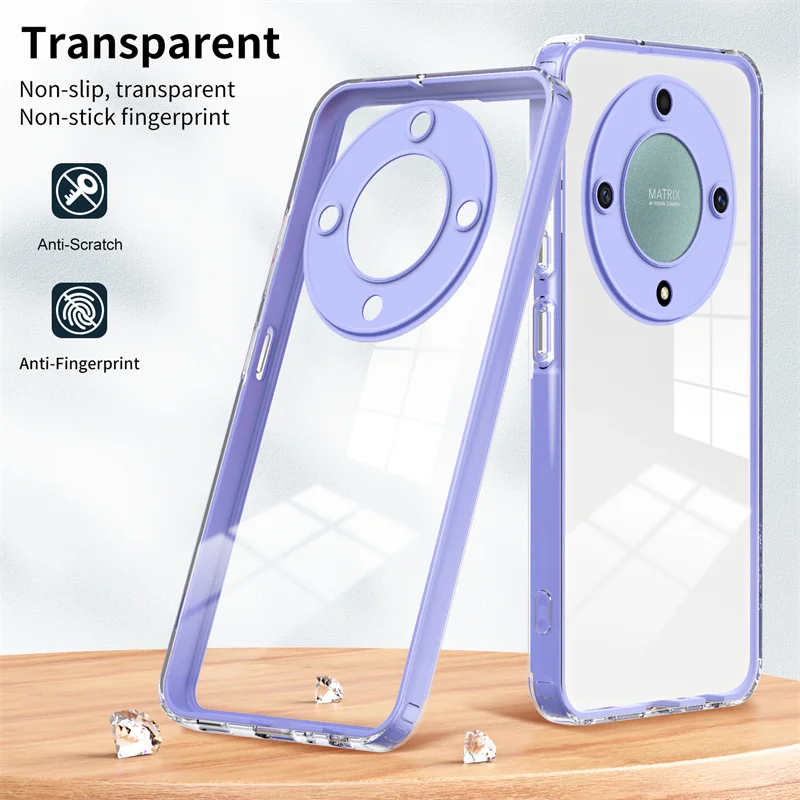 

Honor X9A HonorX9A RMO NX1 Case Shockproof Hard PC Bumper Silicone TPU Clear Back Cover Soft Phone Case for Honor X9A 5G RMO-NX1