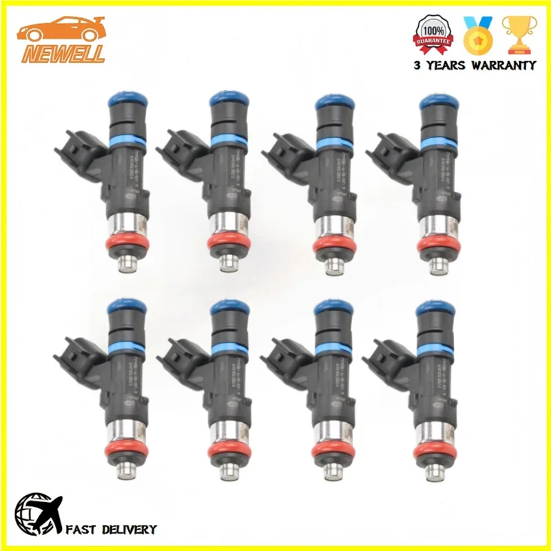 8pcs 0280158049 12569113 Fuel injector For GM LS2 6.0L Pontiac GTO C6 Corvette CTS-V Engine Nozzle