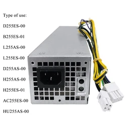 Original PSU for Dell 3020 7020 9020 T7100 255W Power Supply L255AS-00 D255AS-00 H255AS-00 H255ES-01 F255ES-00