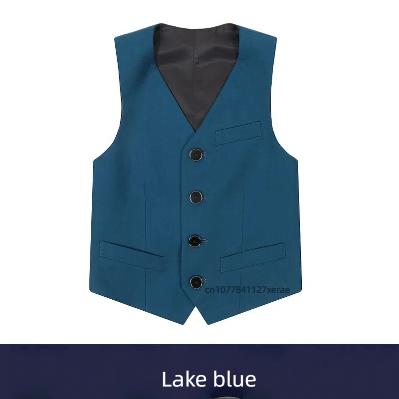 سترة رقص الجاز للأولاد على طراز الأكاديمية، سترة سوداء للأطفال، مجموعة أداء برنامج الرقص الجماعي، مجموعة ألوان ثابتة