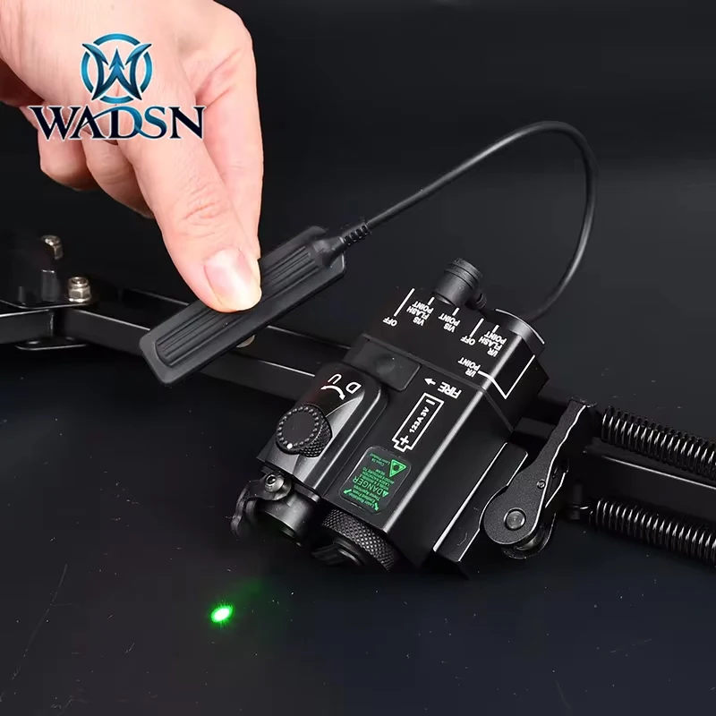 WADSN Perst 4 Tactical Red Green Blue Infrared Laser Aiming Indicator DBAL A2 MINI Laser Indicator Light