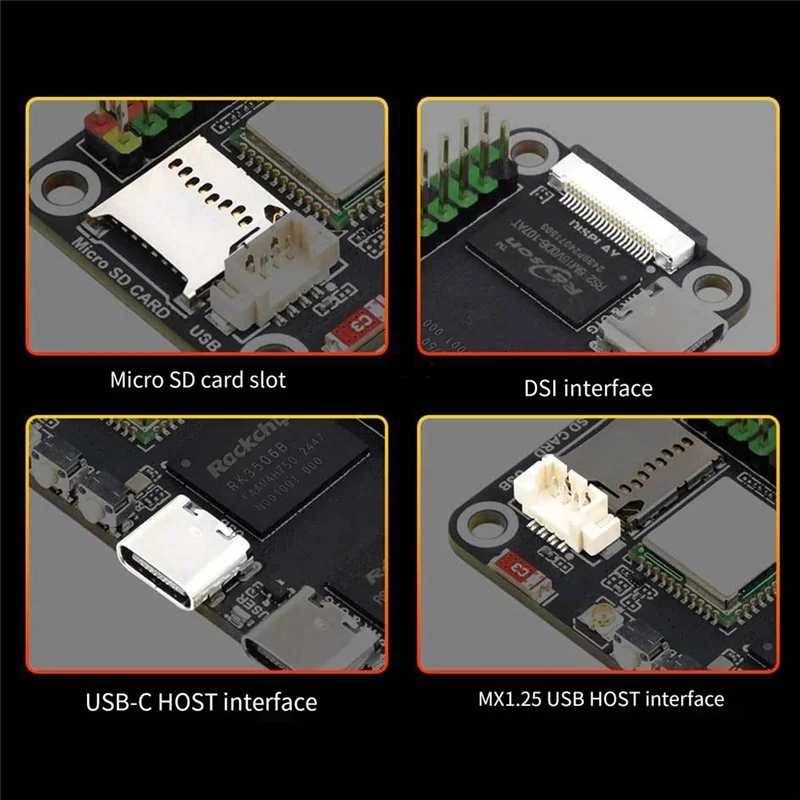 Scheda di sviluppo Linux squisita per Luckfox Lyra Zero W Micro con chip RK3506B e compatibilità Raspberry Pi Zero