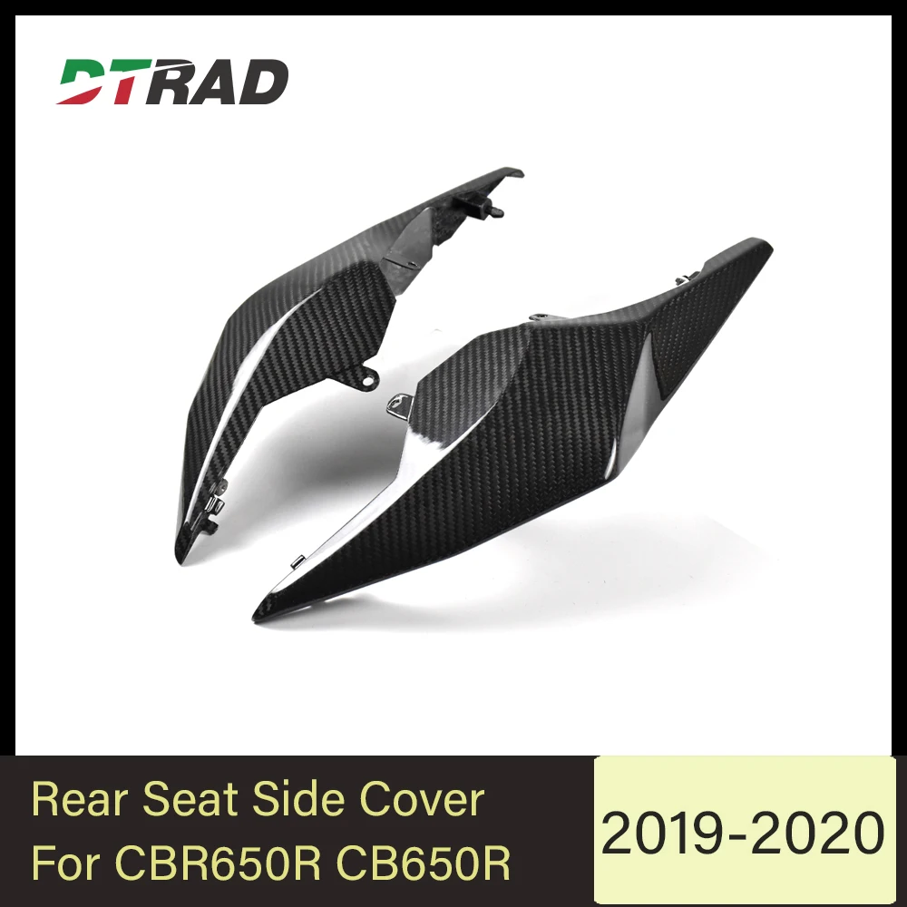 

For Honda CBR650R CB650R 2019-2020 Carbon Fiber Rear Passenger Seat Cover Side Panel Motorcycle Accessories Fairing