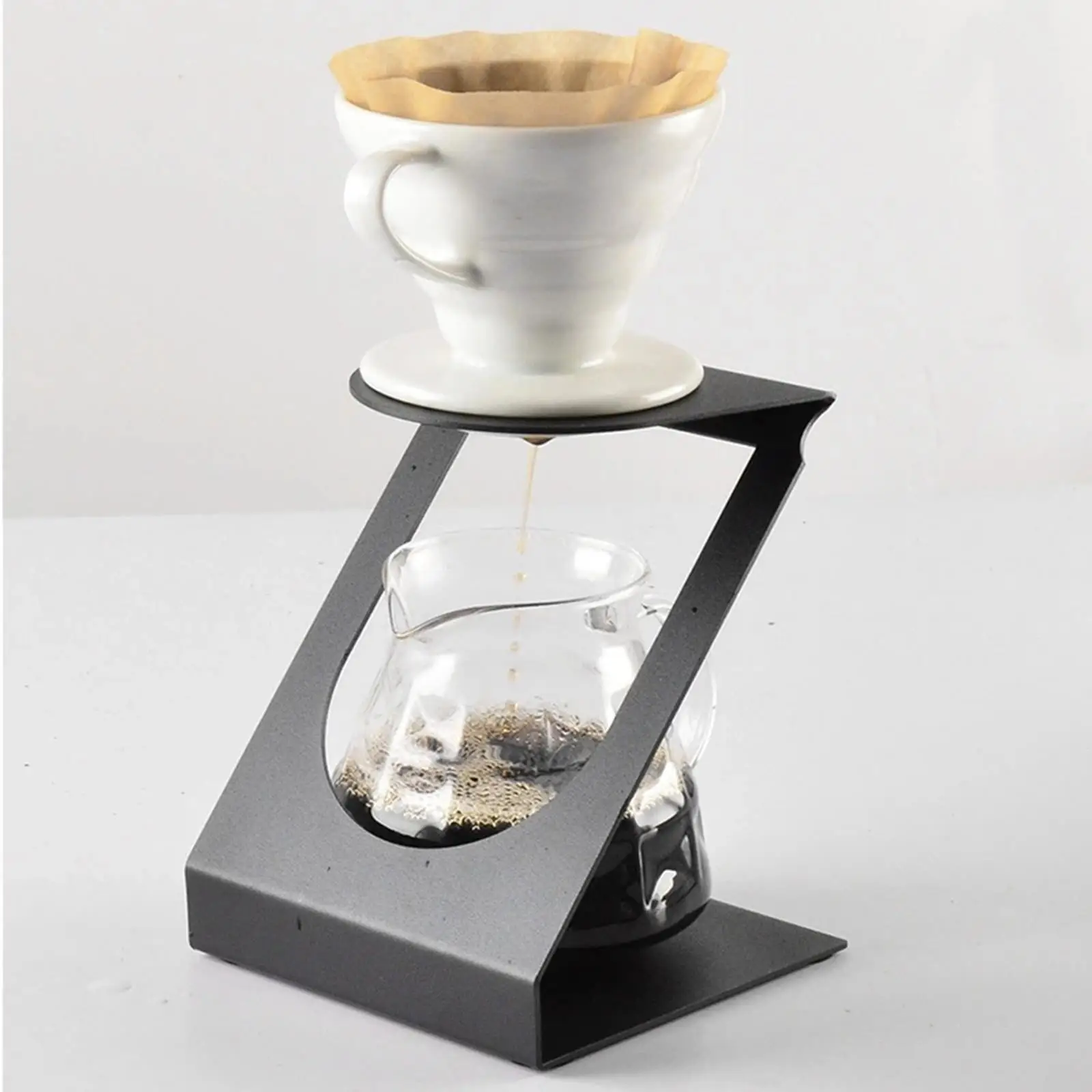 Pour Over Coffee Station Dripper Stand Cafe Accessory Coffee Dripper Stand for Bar Coffee Maker