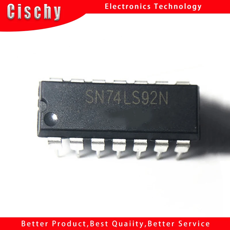 

1 шт./лот 74LS92 SN74LS92N HD74LS92P DIP-14 logic IC p новый оригинал