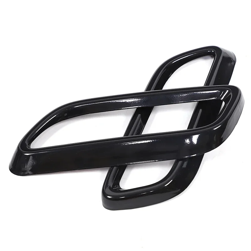 

Stainless Steel Gloss Black For Cadillac CT4 CT5 2020-2023 CT6 2023+ Car tail throat decorative frame sticker Car accessories