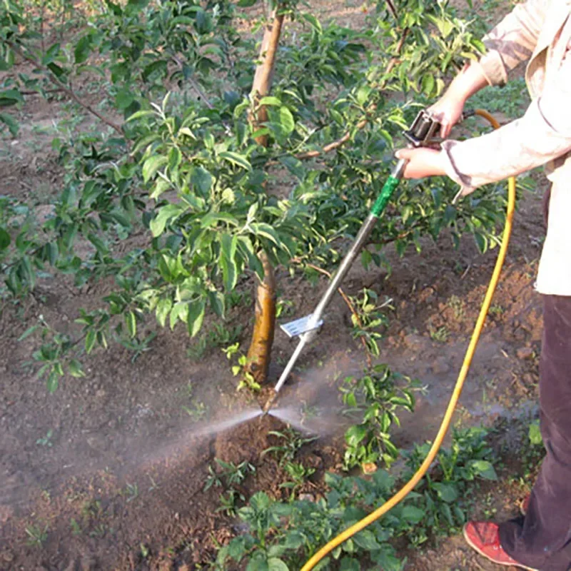 New Small Stainless Steel Liquid High Pressure Farm Implement Fruit Tree Fertilization Gun Topdressing Gun