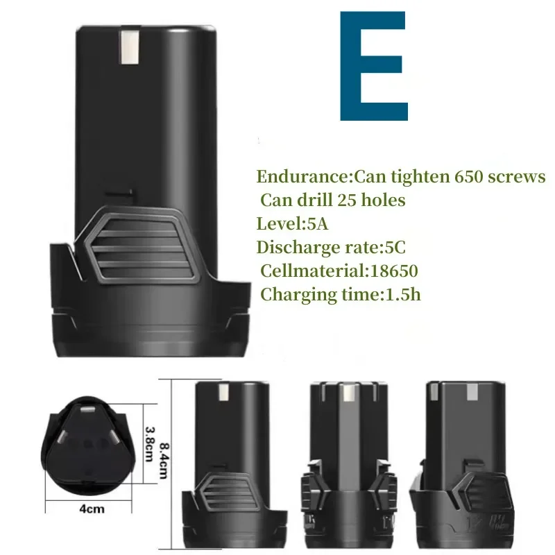 100% Original 12V 9800mAh Universal Rechargeable Battery for Power Tools Electric Screwdriver Electric Drill Li-ion Battery