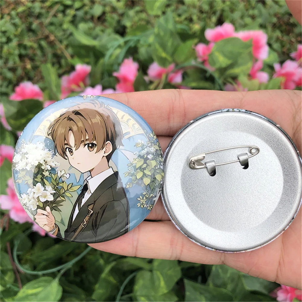 Anime Card Captor Sakura LI SYAORAN DAIDOUJI TOMOYO Cosplay Costume Accessories Brooch Pin Cartoon Badge Backpack Pendant