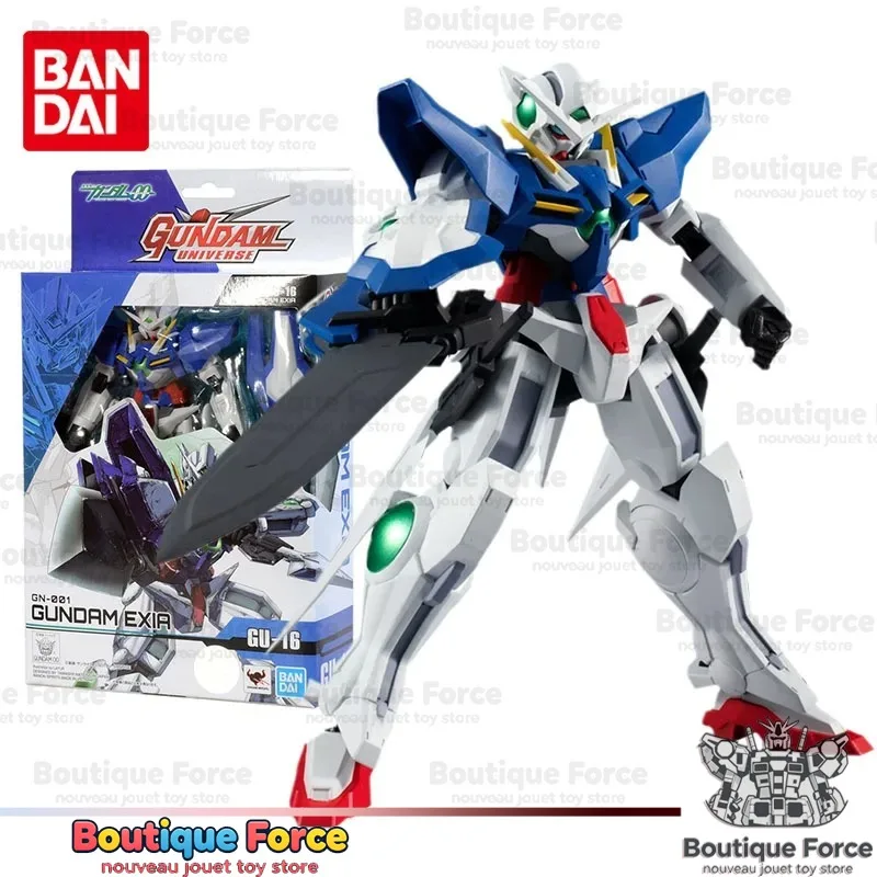 Bandai Gundam EXIA Gunpla Modellbausatz GU16 GN-001 Gundam Universe Actionfigur Anime-Spielzeug Bausatz für Erwachsene und Kinder