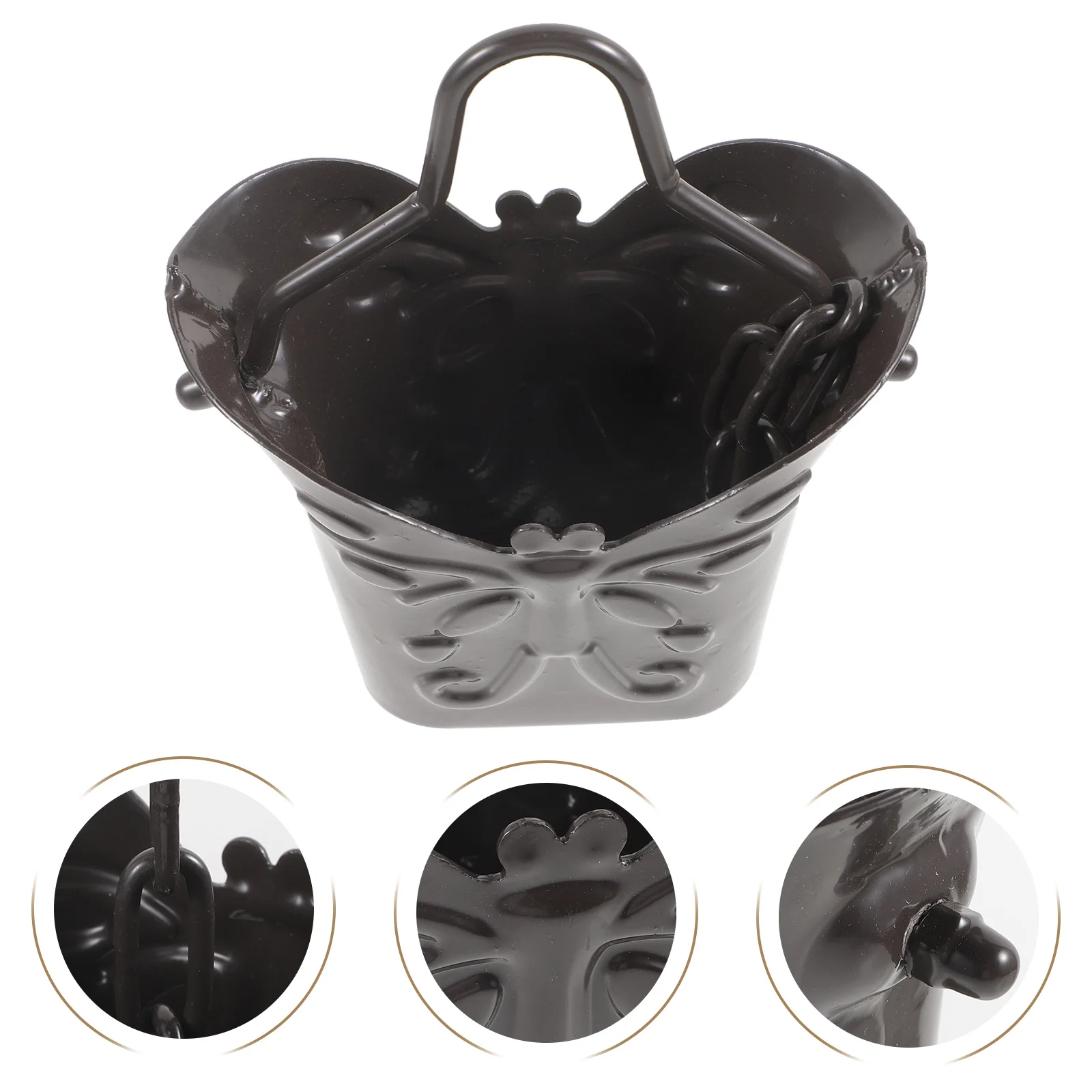 

Aluminum Alloy Rain Chain Butterfly Cup Shape Durable for Villa Courtyard Garden Decorative Rain Gutter Downspout Chain