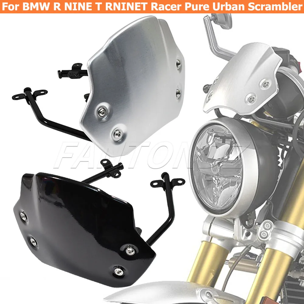 

Motorcycle Front Windshield For BMW R NINET NINET R NINE T 9 T Racer Pure Urban Scrambler 2014-2022 Wind Deflectors