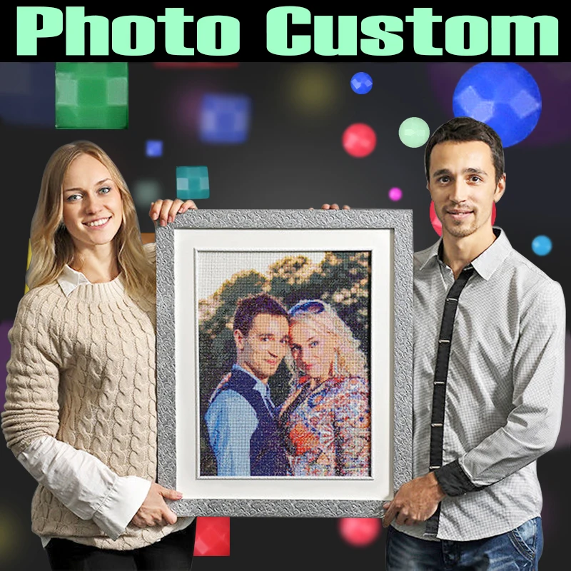 DIAPAI-Set para pintar con diamantes 5D, para manualidades, diamantes de imitación, para personalización de fotos, bordado de punto de cruz 3D,