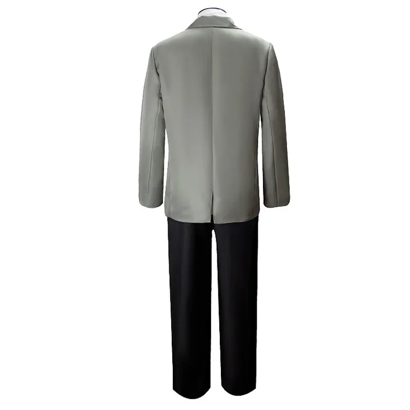 Akechi Cosplay Traje para Pessoa 5, AKC Uniforme Terno, Corvo, Peruca Cosplayer, Headwear