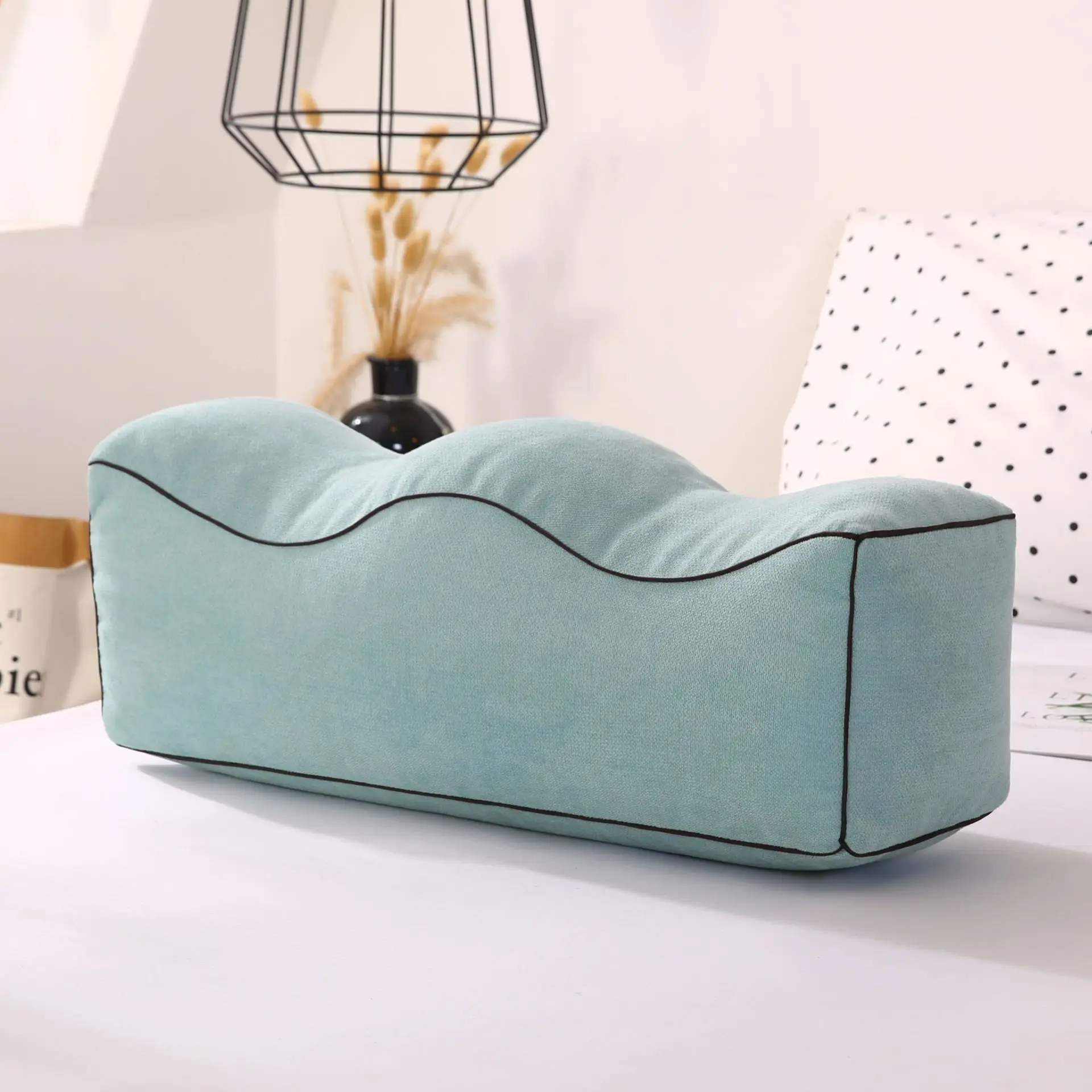 Anti Curling Sleep Leg Lift Pad Clip Leg New Solid Color Foot Pillow Soft Pregnant Women Rest Leg Lift Relax Pillow Foot Pad