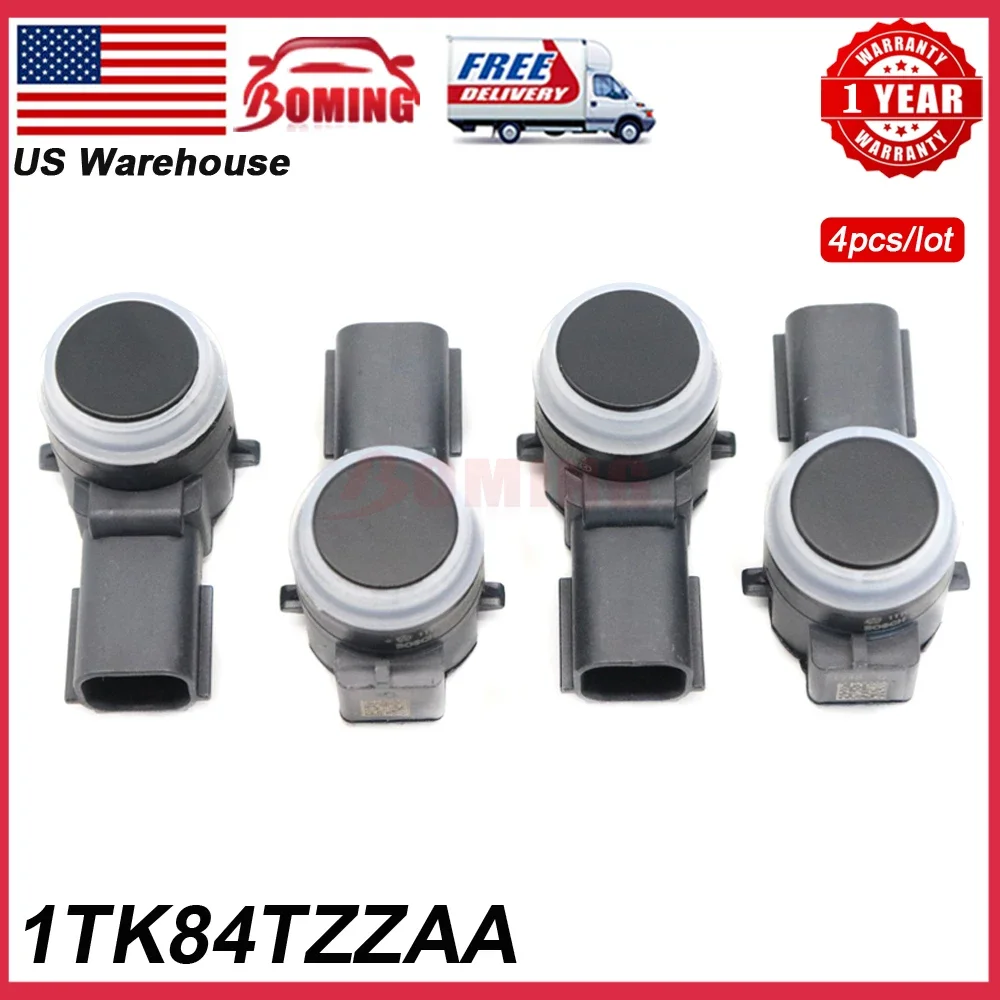 

4PCS New Bumper Reverse Assist PDC Parking Sensor 1TK84TZZAA For JEEP GRAND CHEROKEE DODGE DURANGO CHRYLSER 200 II 1TK84WS2AA