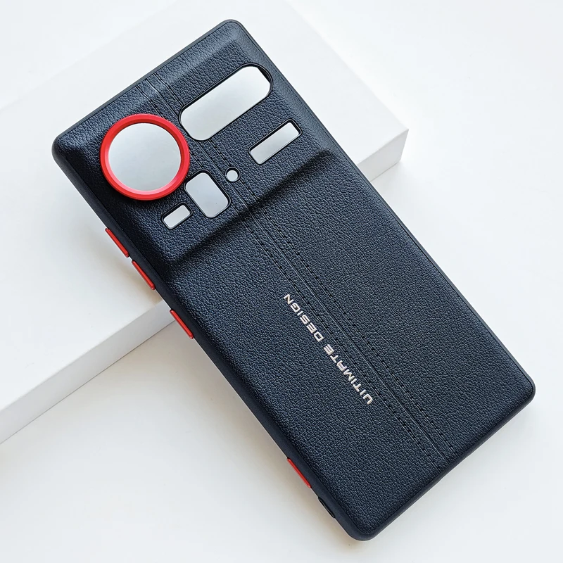 

For ZTE Nubia Z80 Ultra Case Business PU Leather + Soft TPU Edge Ultra Thin Cover for Nubia Z 80 Ultra