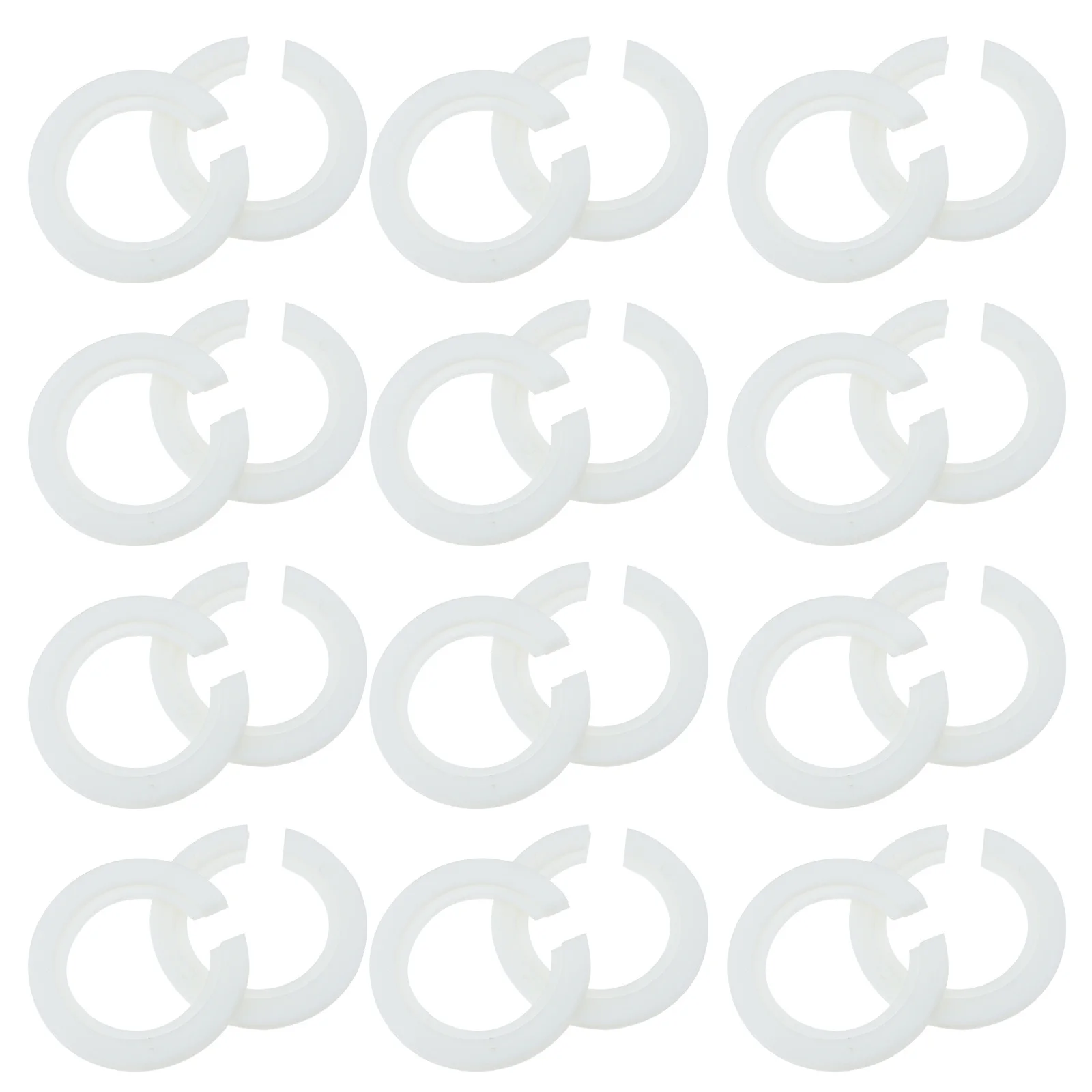 

24pcs E27 To E14 Lampshade Plastic Adapter C Shape Fix Ring For Lamp Shade Converter Reducing Ring Lighting Accessories