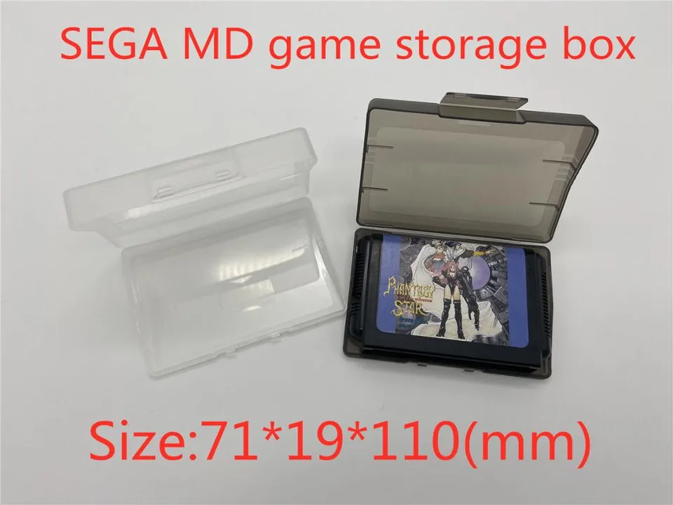 セガメガドライブmdセガジェネシスゲーム用収納ボックス,コレクター