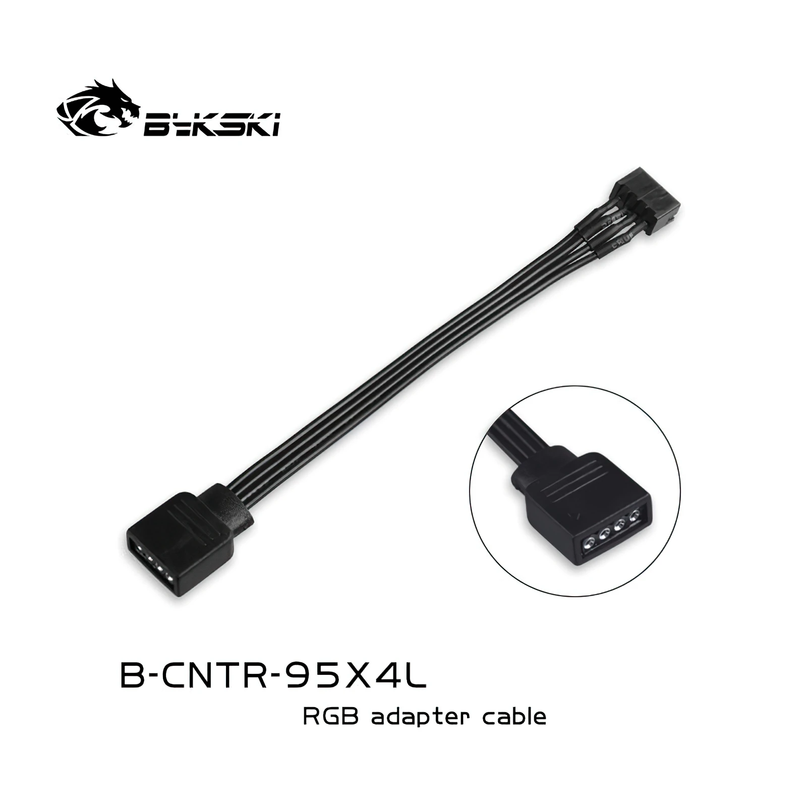 Bykski 12V 4 Pin RGB Convert Cable Adapter for Motherboard CNTR-4XL