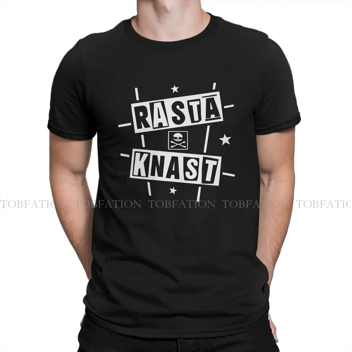 Rasta Design TShirt for Men Rasta Knast Basic Summer Tee T Shirt High Quality Trendy Fluffy