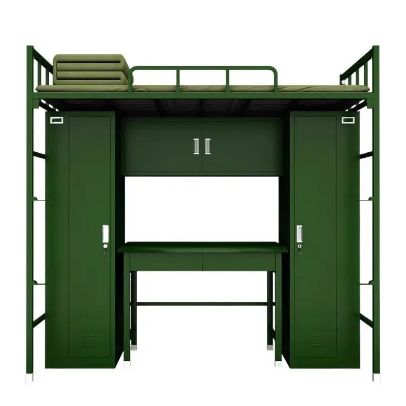 CX 14 standard bunk 13 high and low iron frame beds, dormitory housekeeping class single-layer bed