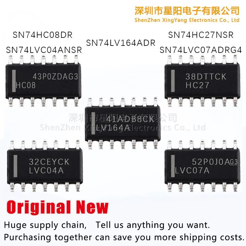 SN74LVC04A ، SN74HC27NSR ، SN74HC08DR ، SN74LV164 ، SN74LVC07ADRG4