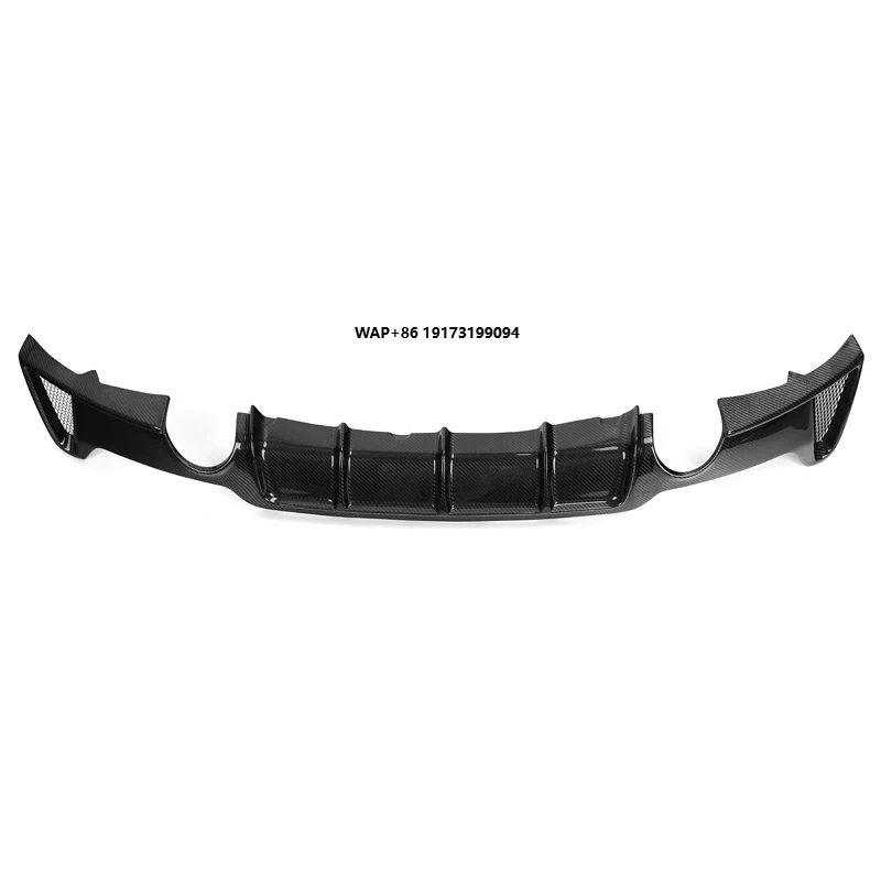 

Carbon Fiber Rear Diffuser Lip for 4 Series F32 F33 F36 Sport MP Style Rear Lip Diffuser Gloss Black 2 Outlets Car Bumper