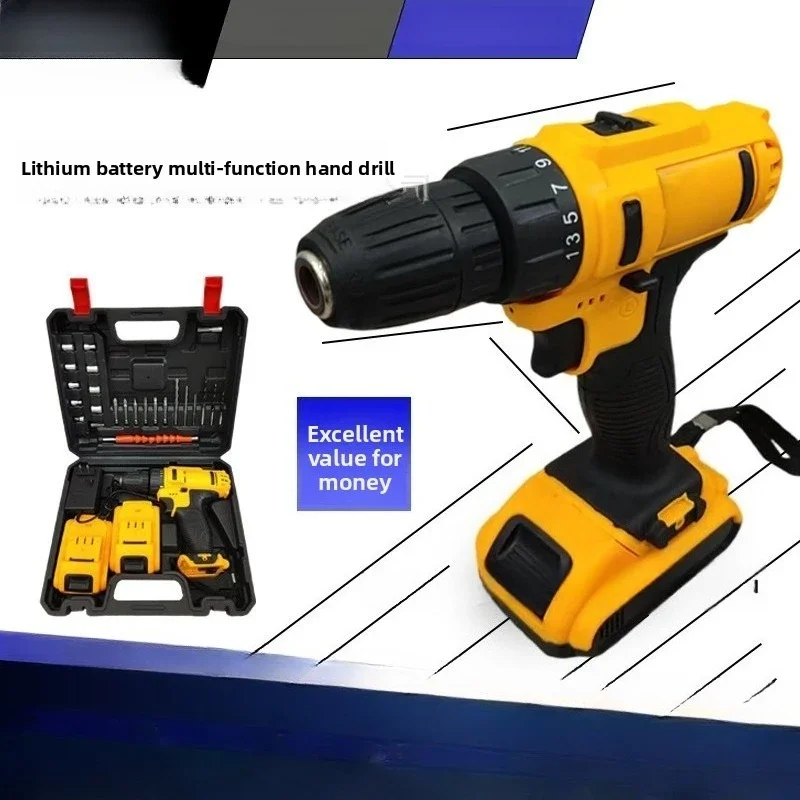 Able Multifunctional Electric Drill Chuck Multifunctional Industrial Grade Lithium Battery Pistol Punching Hand Drill