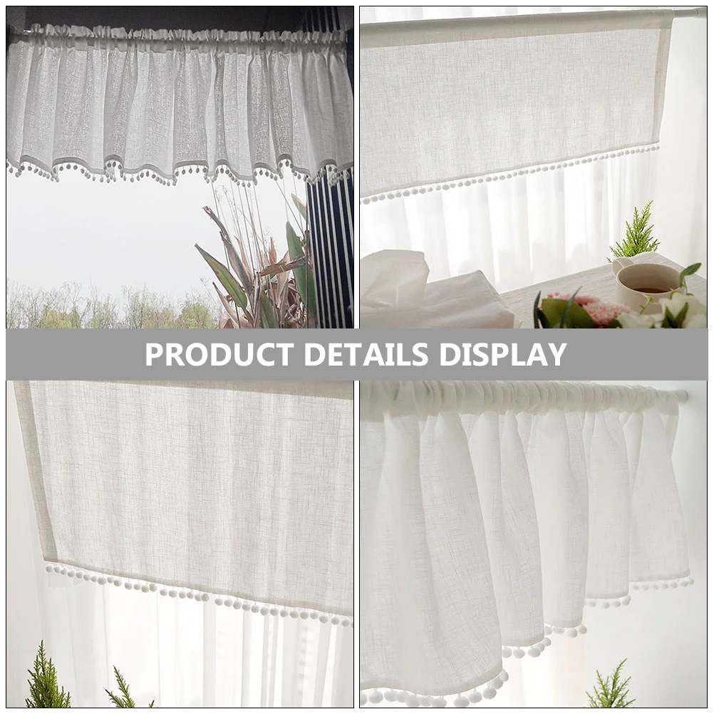 Short Curtain Country Kitchen Curtains Valances Home Decor Practical Ethnic Drape Lace